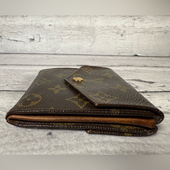 Louis Vuitton Portefeiulle Elise Trifold Wallet Monogram Canvas Leather - Picture 4 of 14